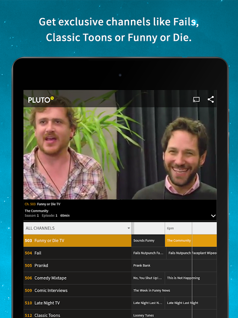 Pluto TV电视版